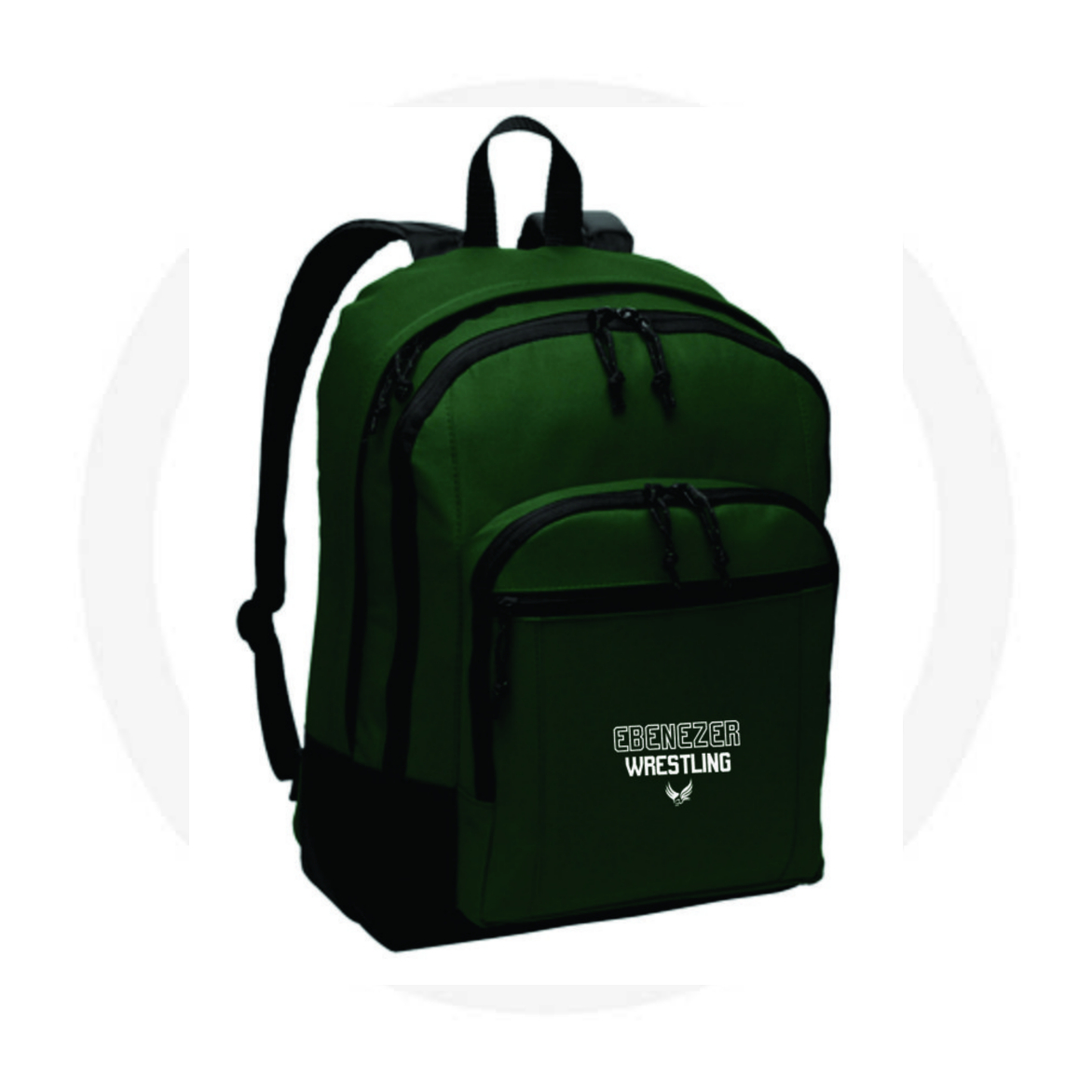 BG204 Dk Green Backpack