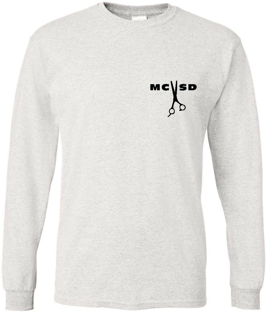 Long Sleev T-shirt Hairdresser - Ash