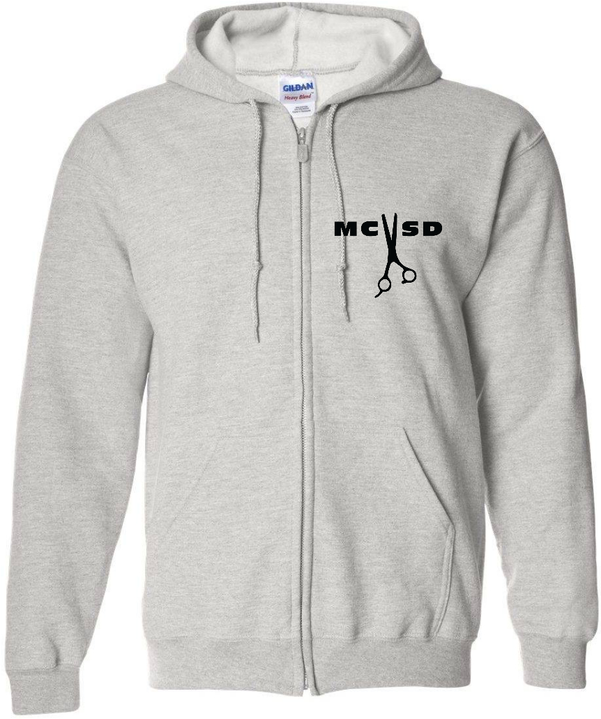 Full Zip Ying Yang - Ash