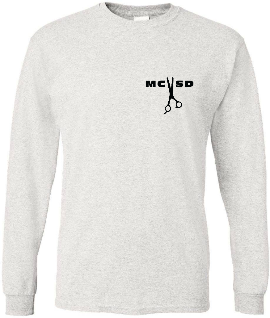 Long Sleeve T-Shirt Ying Yang - Ash