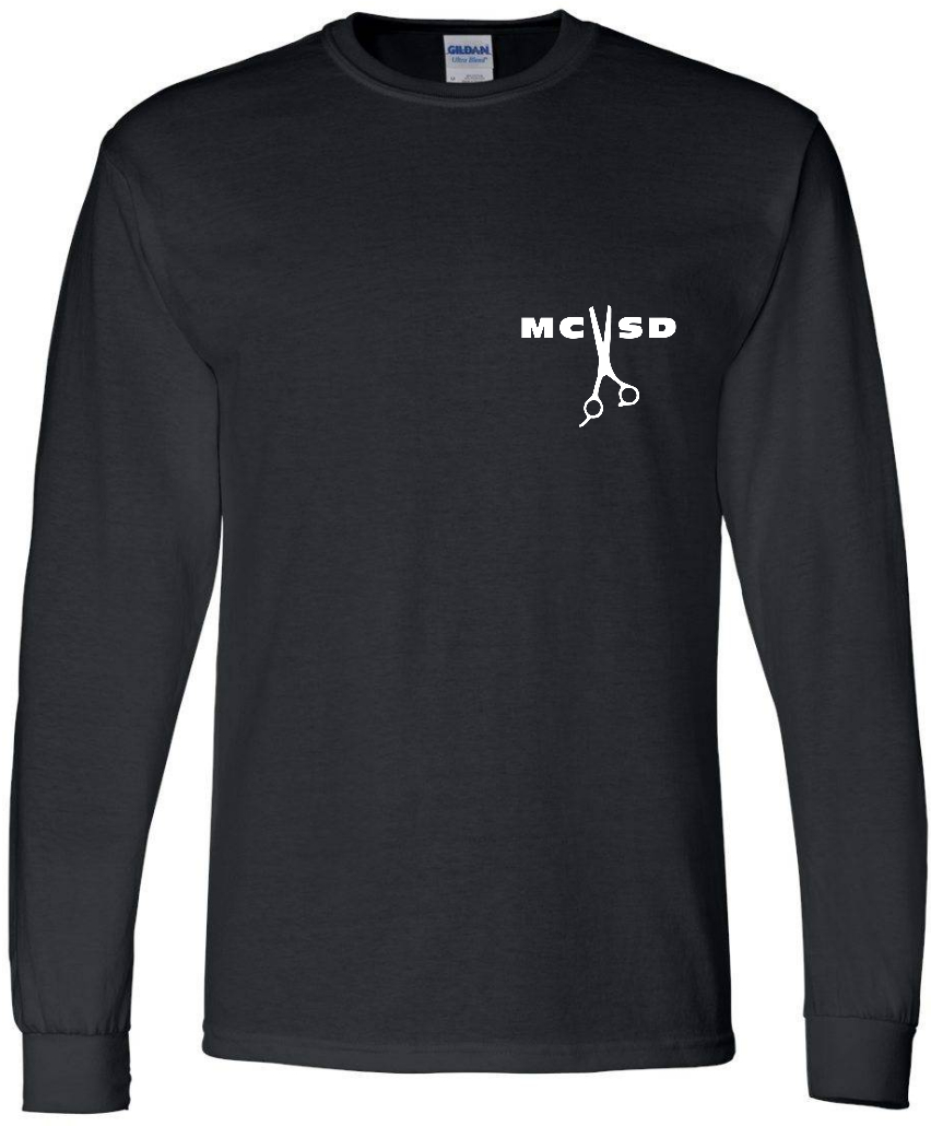 Long Sleeve T-Shirt Ying Yang - Black