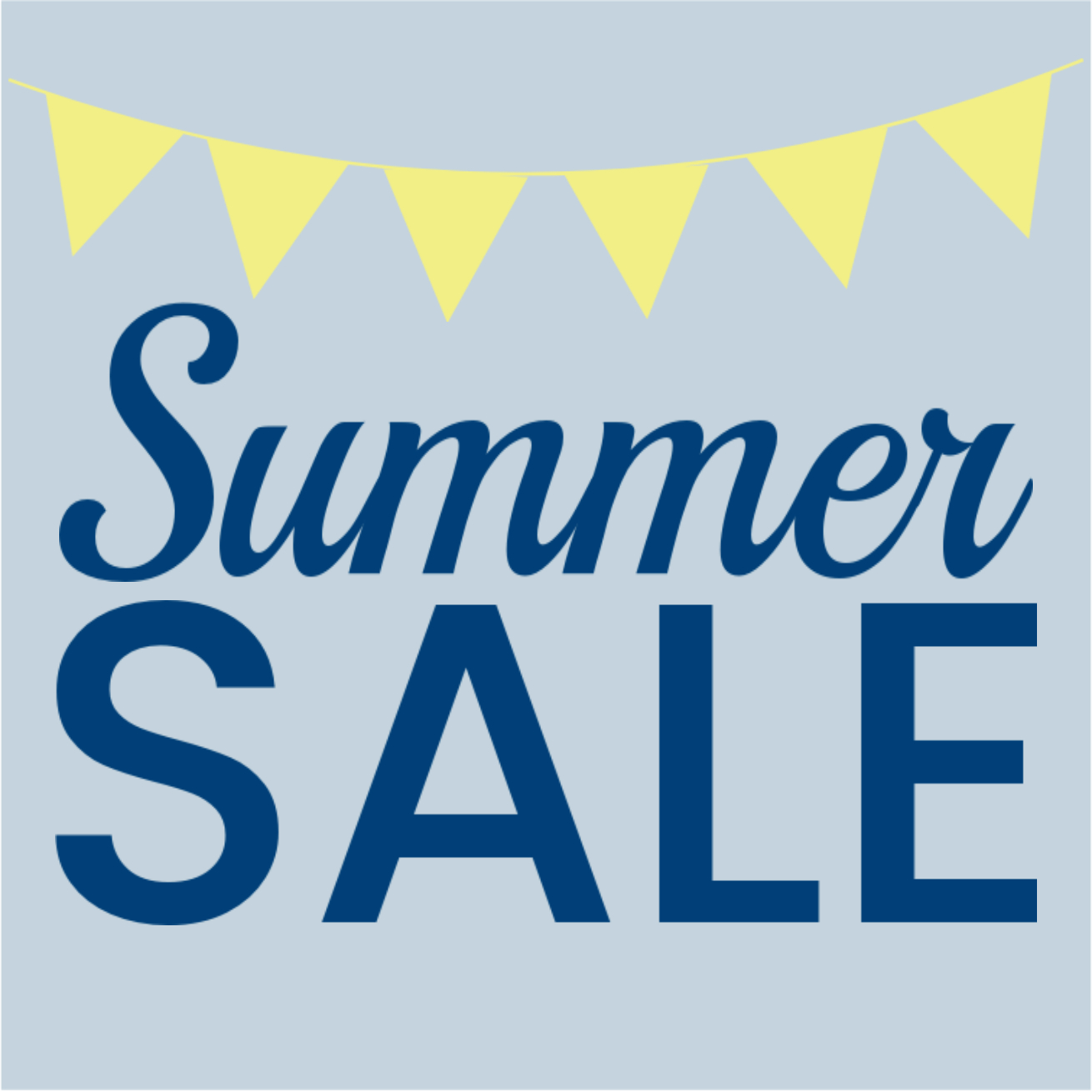 Banner, Summer Sale, 2' x 2'