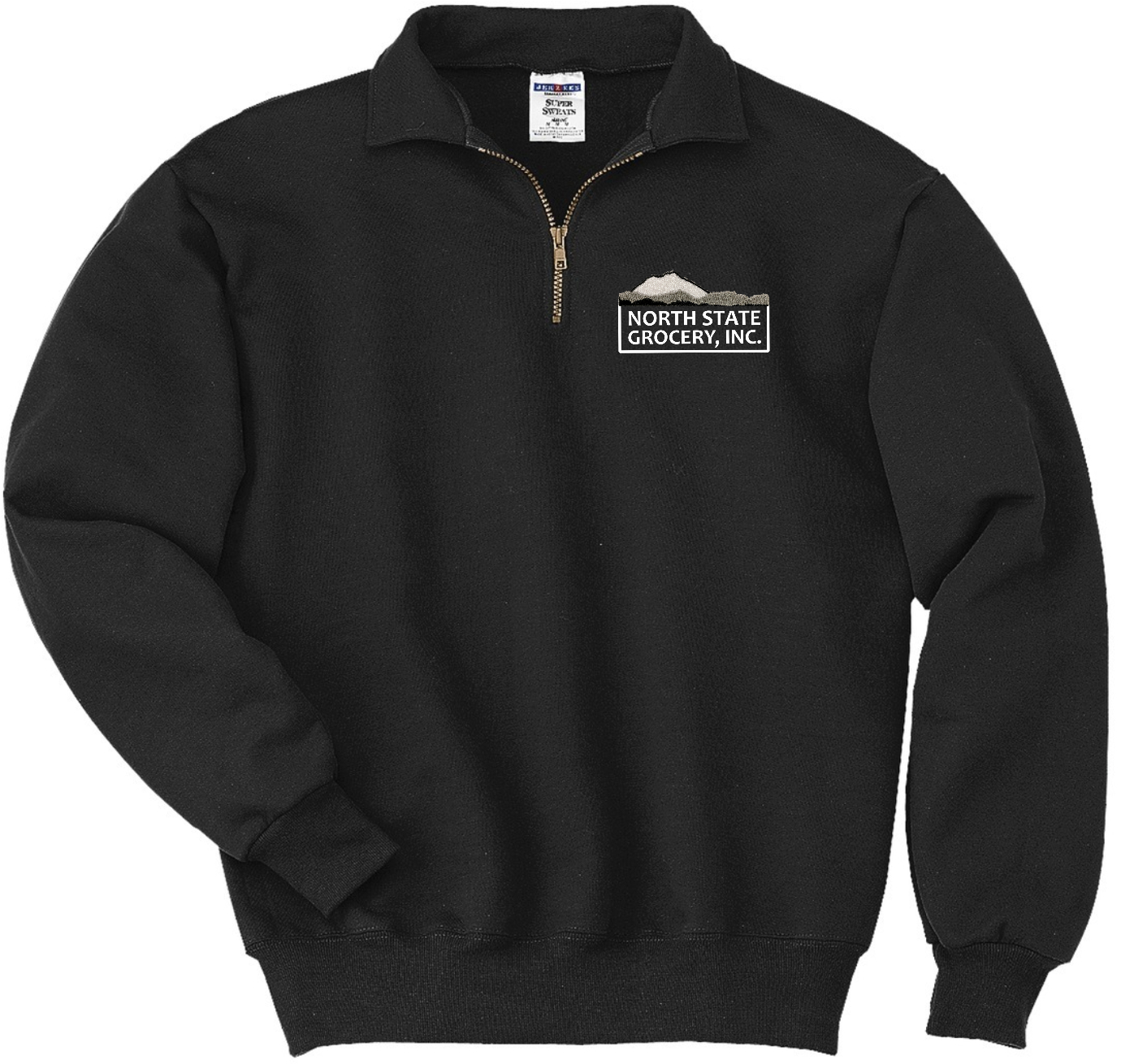 4528M- North State Grocery JERZEES SUPER SWEATS NuBlend - 1/4 Zip