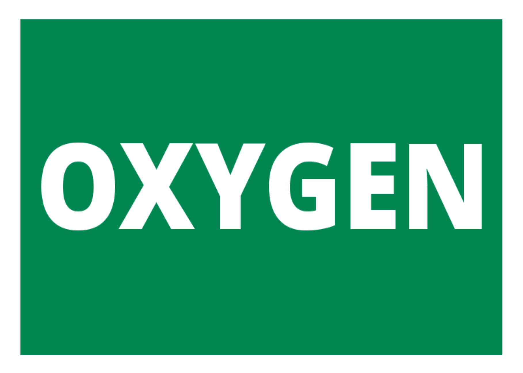 10 x 14 PVC Wall Signs, Safety - Tags: oxygen, regulatory, safety, storage, canisters, closet, gases