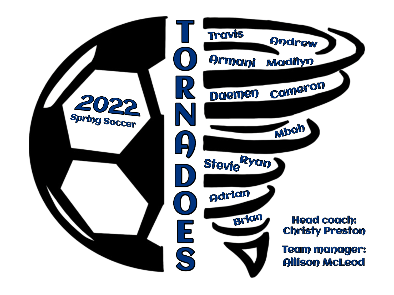 tornadoes soccer banner