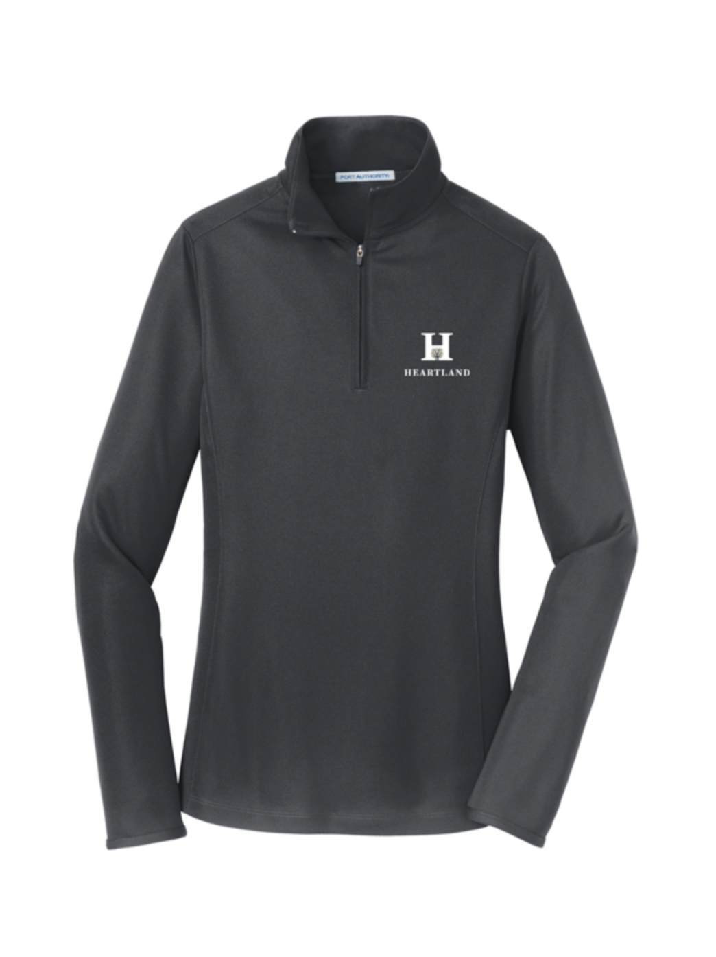 Heartland Port Authority Ladies Pinpoint Mesh 1/2-Zip
