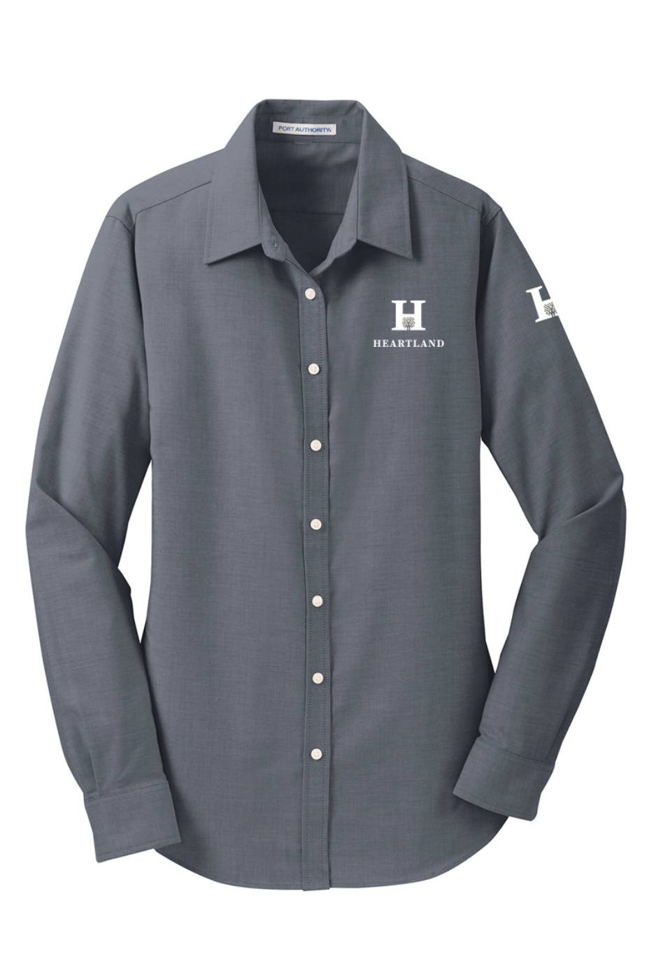 Heartland Ladies Port Authority SuperPro Oxford Shirt