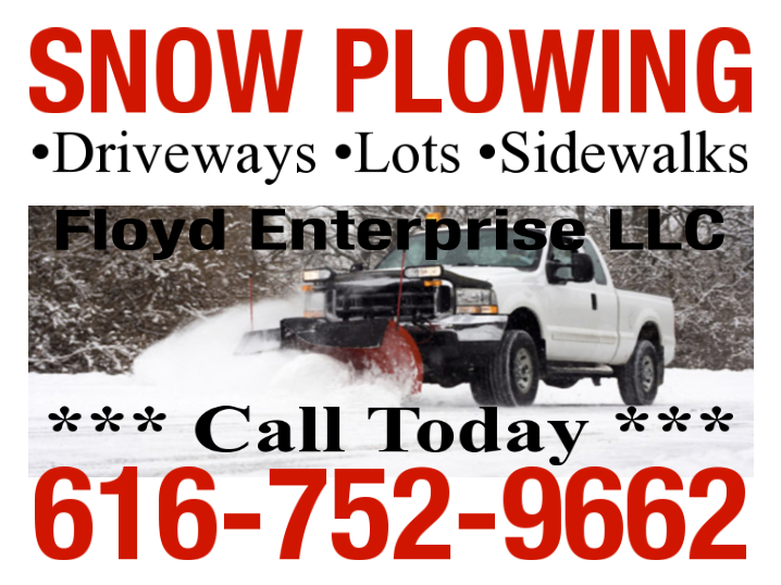 Floyd Enterprise Plow Yard Sign Design
