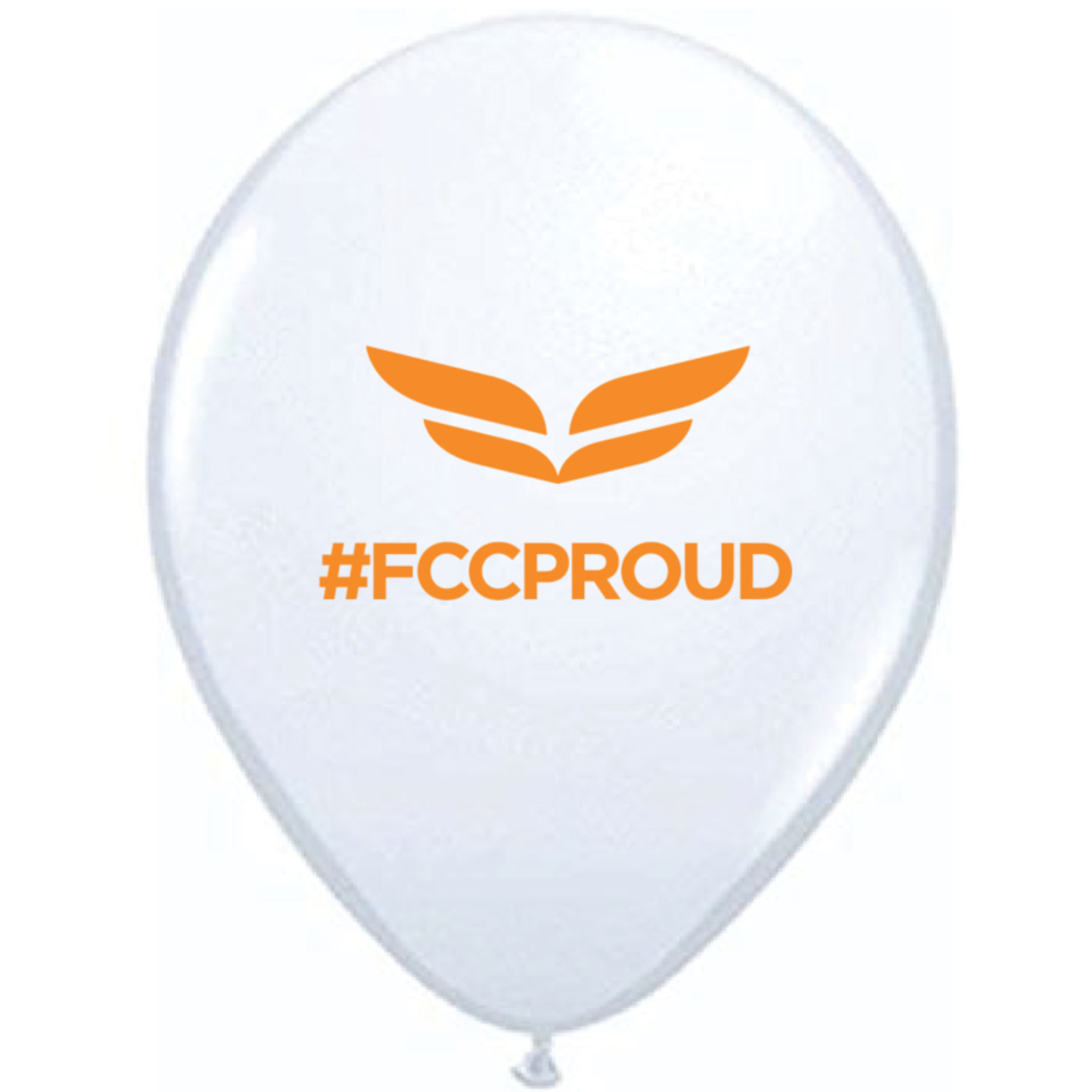 #FCC Proud Balloons White