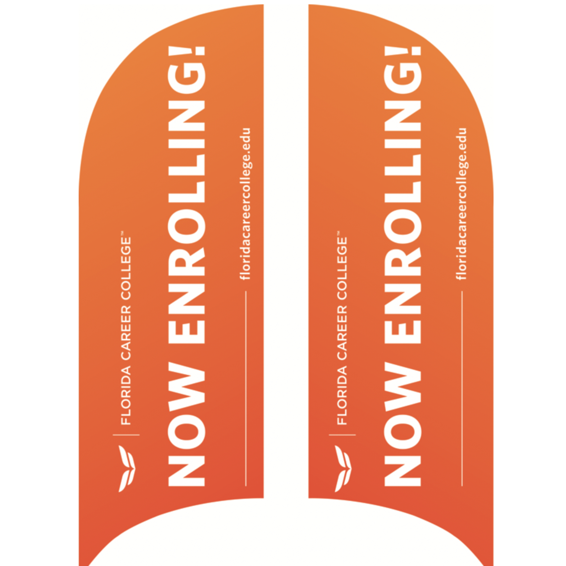 Feather Flag NOW ENROLLING
