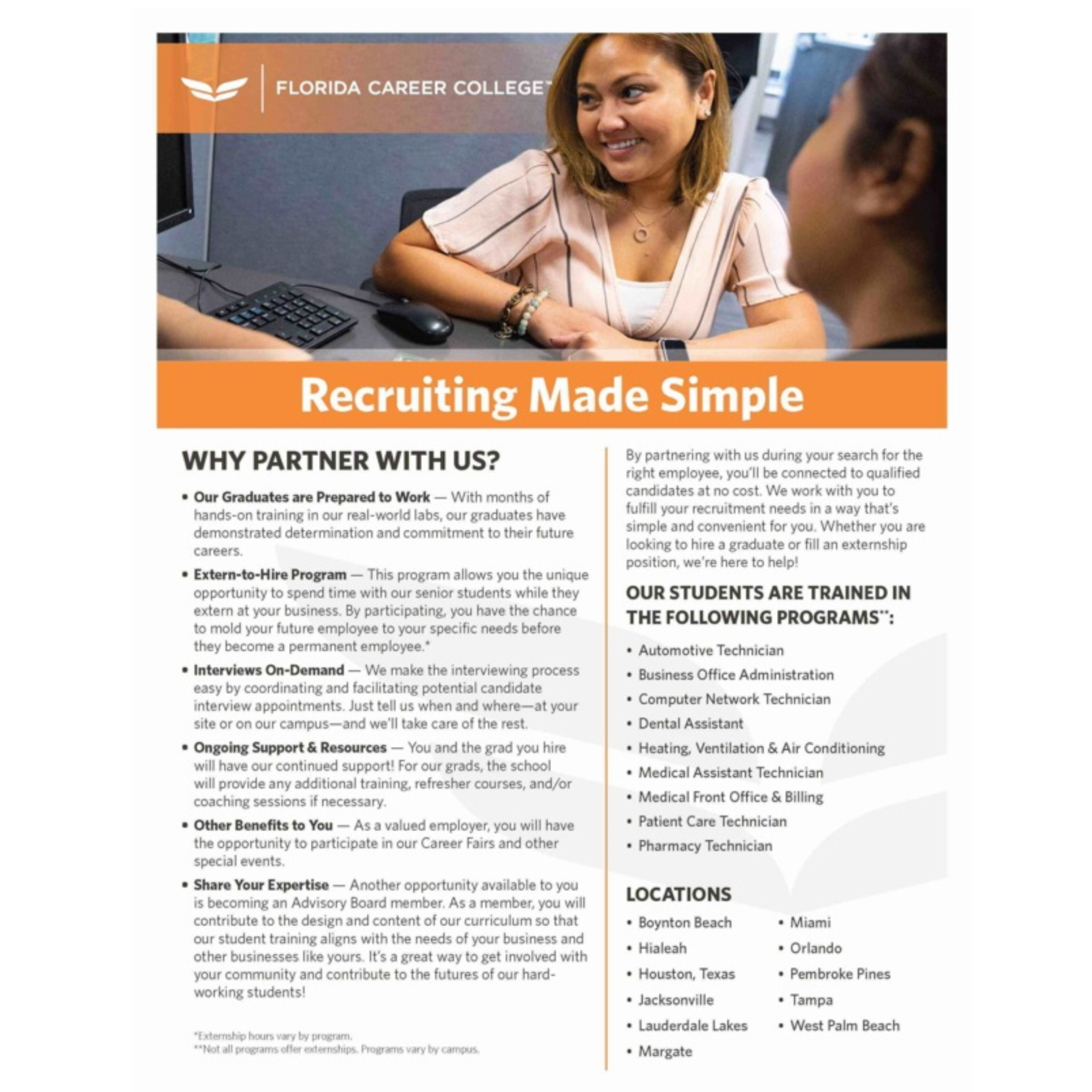 Recruting Made Simple Flyer 