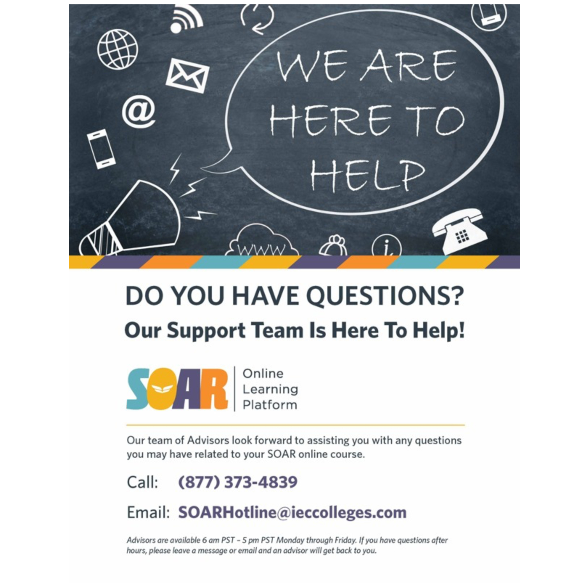 Soar Helpline Flyer