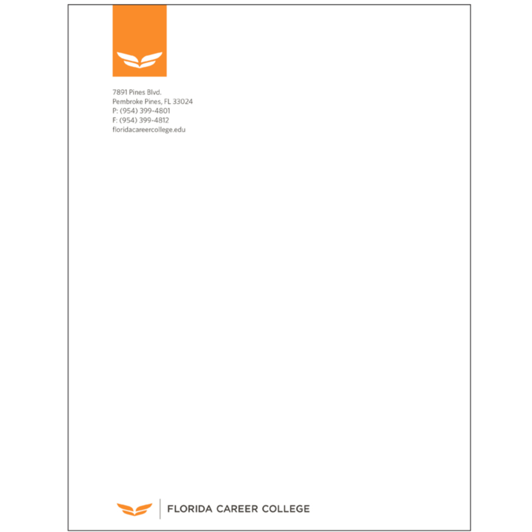 Letterhead Pembroke Pines