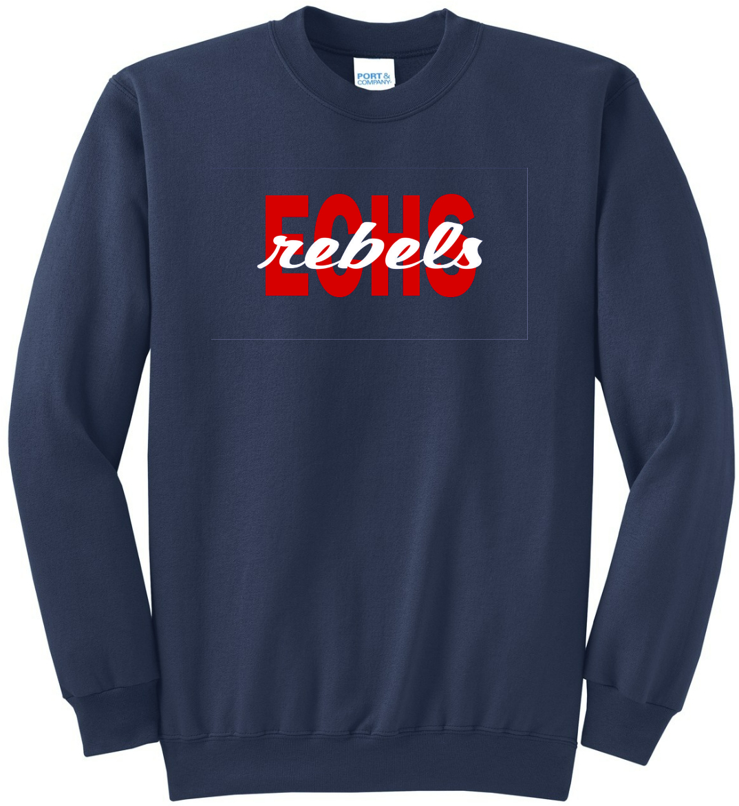ECHS Rebels Navy Sweatshirt