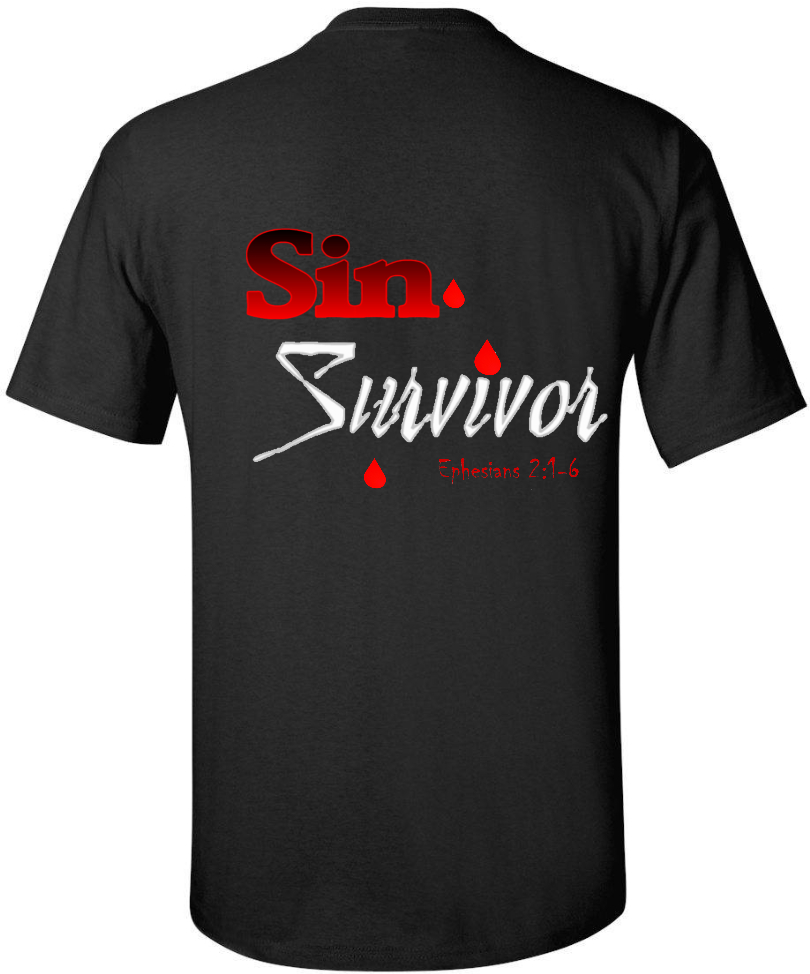 Sin Survivor Black cotton
