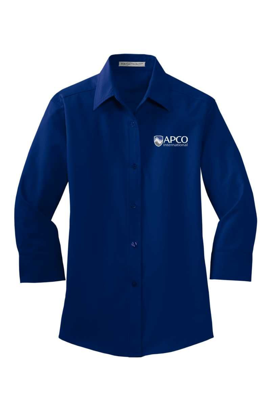 APCO - Ladies 3/4 Sleeve Button Up Shirt