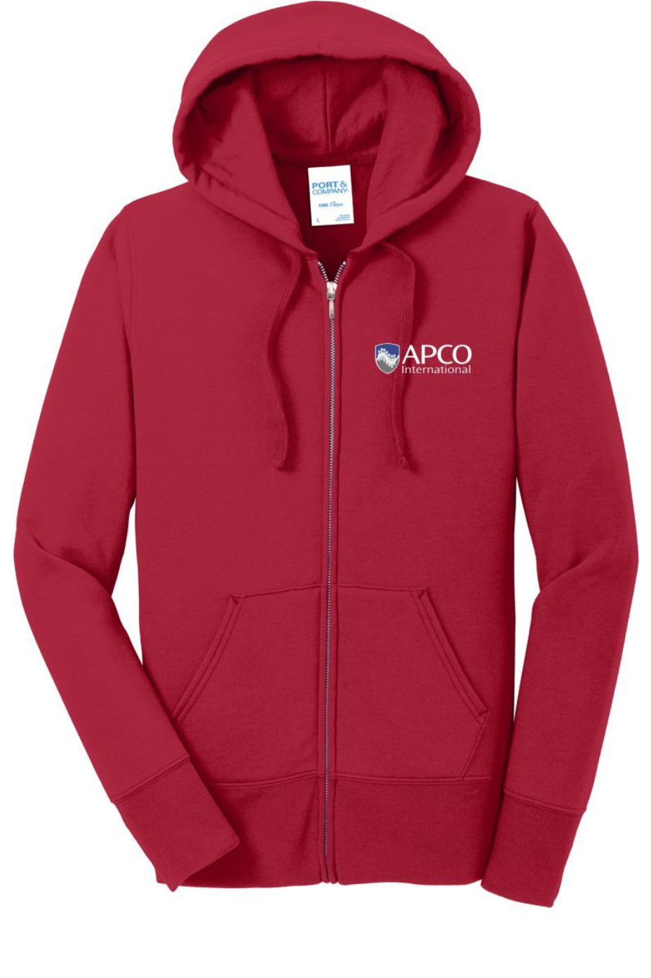 APCO - Ladies Core Fleece Full-Zip Hooded Sweatshirt