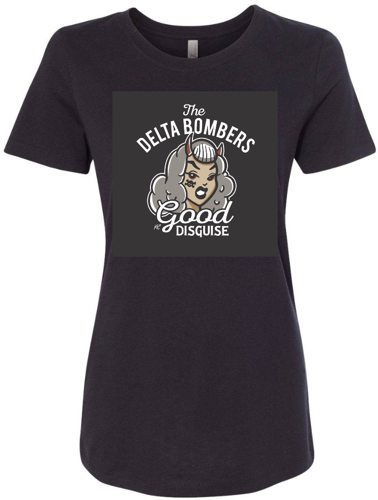 Womens Black Good Disguise