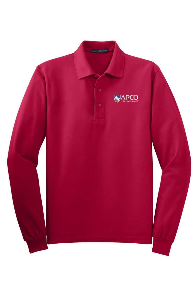 APCO - Long Sleeve Silk Touch Polo (TALL)