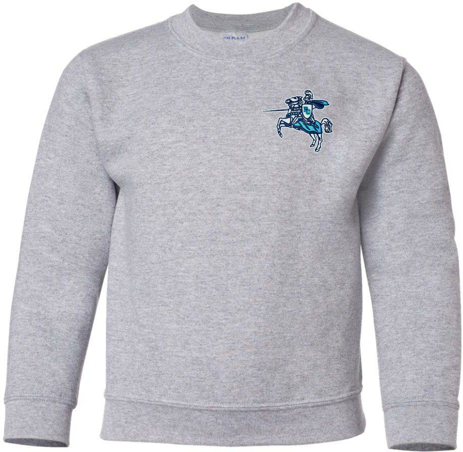 PCHS UNIFORM APPROVED emb on YOUTH crewneck sweatshirt