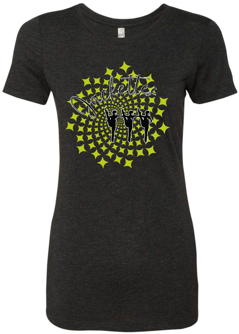 JACKETTES on Ladies Next Level triblend Short sleeve tee