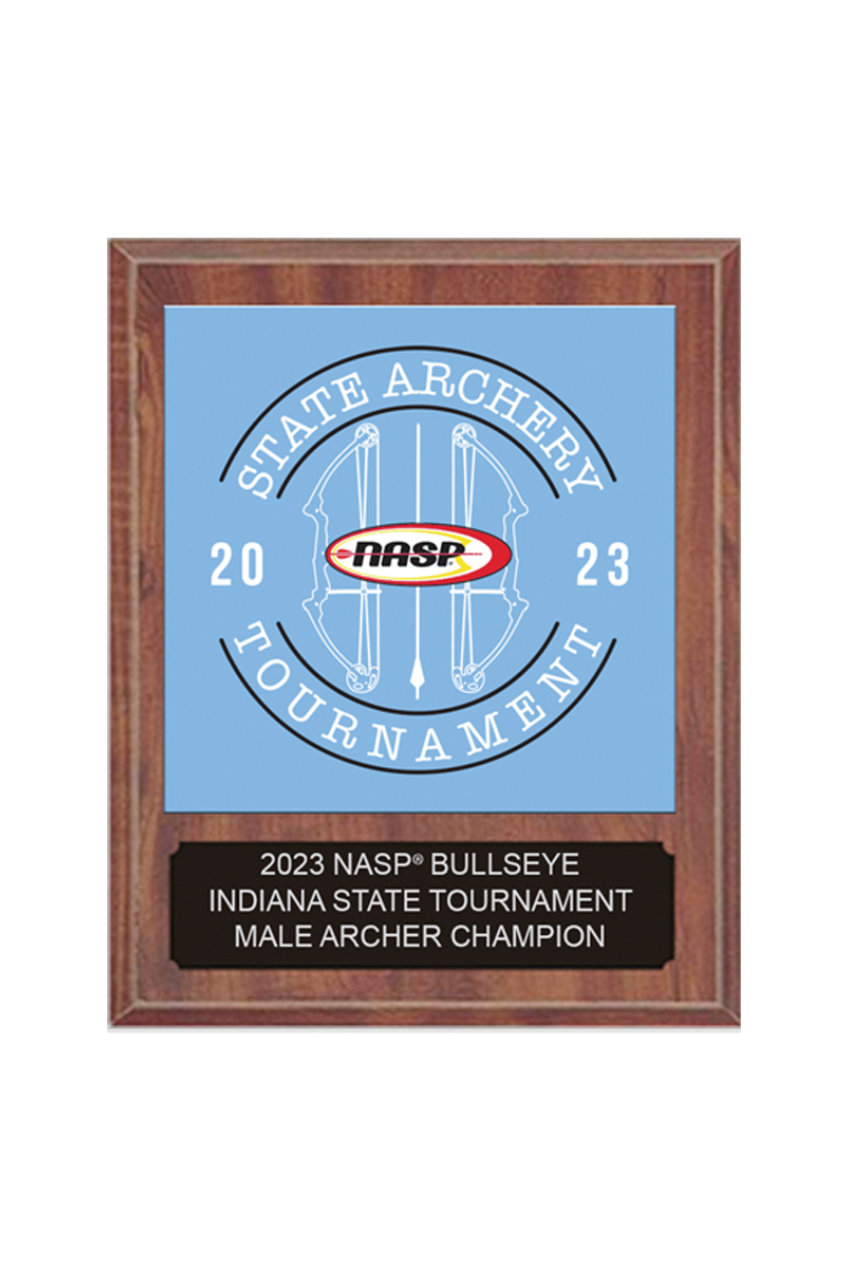 2023 NASP® State Tournament 8 X 10 Plaque