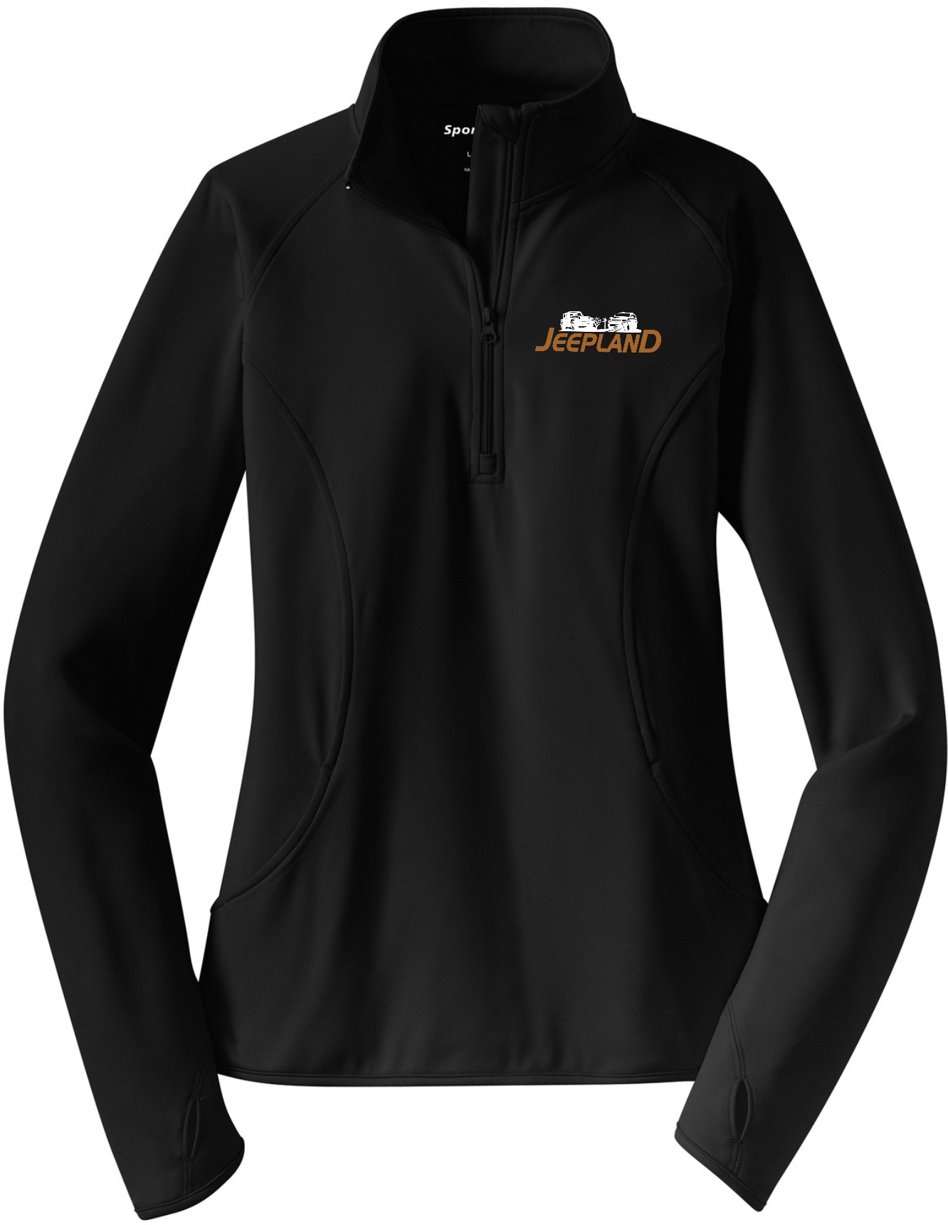  Jeepland LST850 Sport-Tek® Ladies Sport-Wick® Stretch 1/2-Zip Pullover