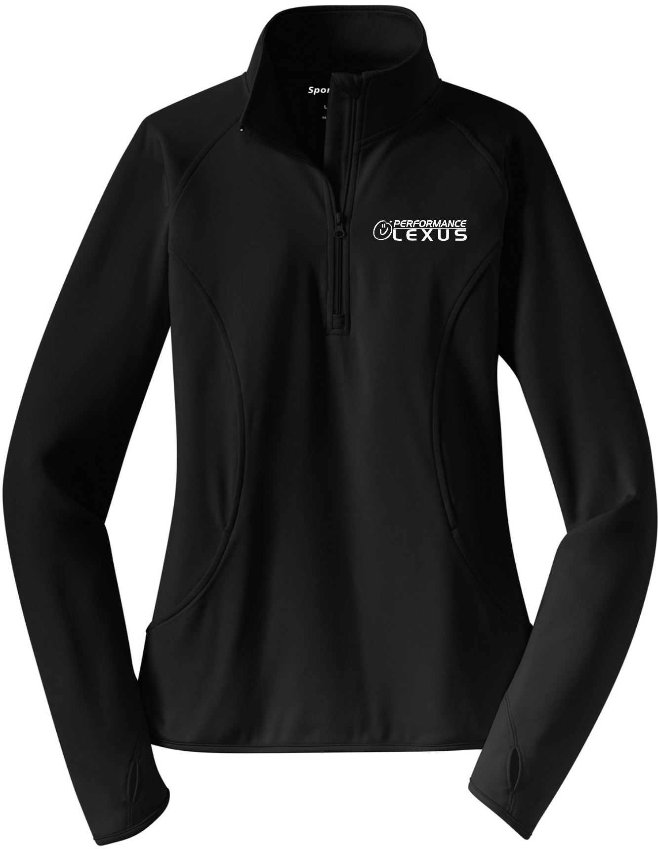 Sport-Tek® Ladies Sport-Wick® Stretch 1/2-Zip Pullover