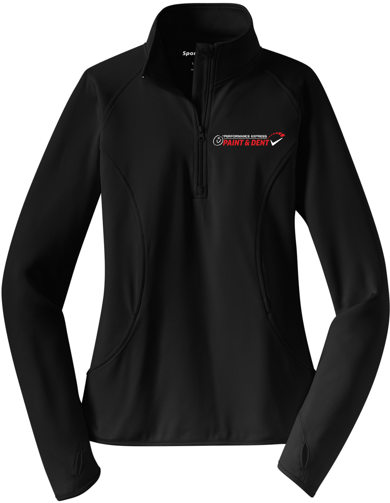 Performance Paint & Dent - LST850 Sport-Tek® Ladies Sport-Wick® Stretch 1/2-Zip Pullover