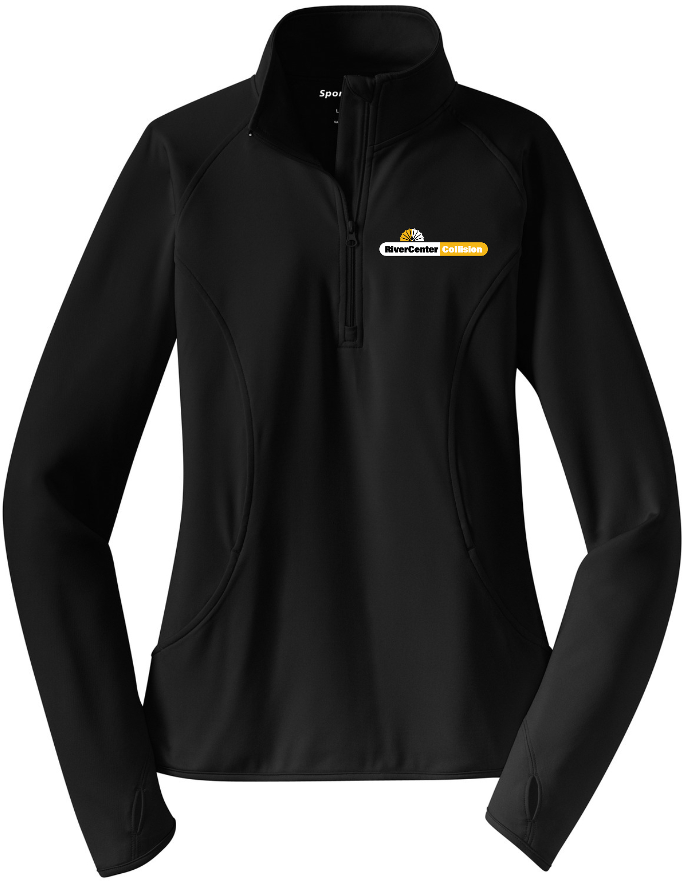  RiverCenter Collision - LST850 Sport-Tek® Ladies Sport-Wick® Stretch 1/2-Zip Pullover