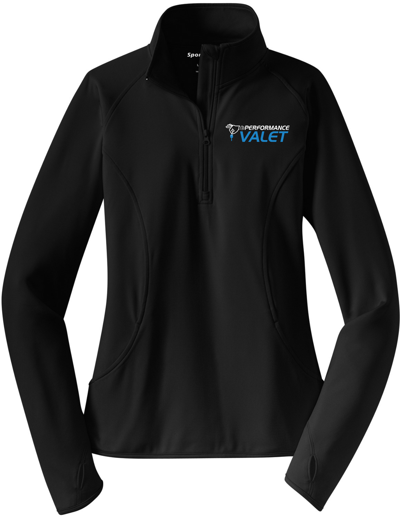Performance Valet - LST850 Sport-Tek® Ladies Sport-Wick® Stretch 1/2-Zip Pullover