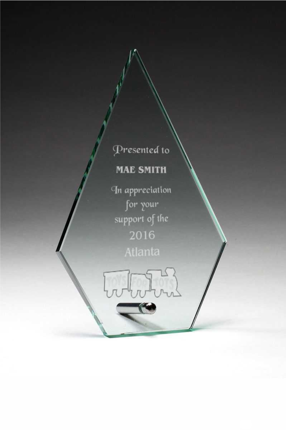 Triangular Glass Award