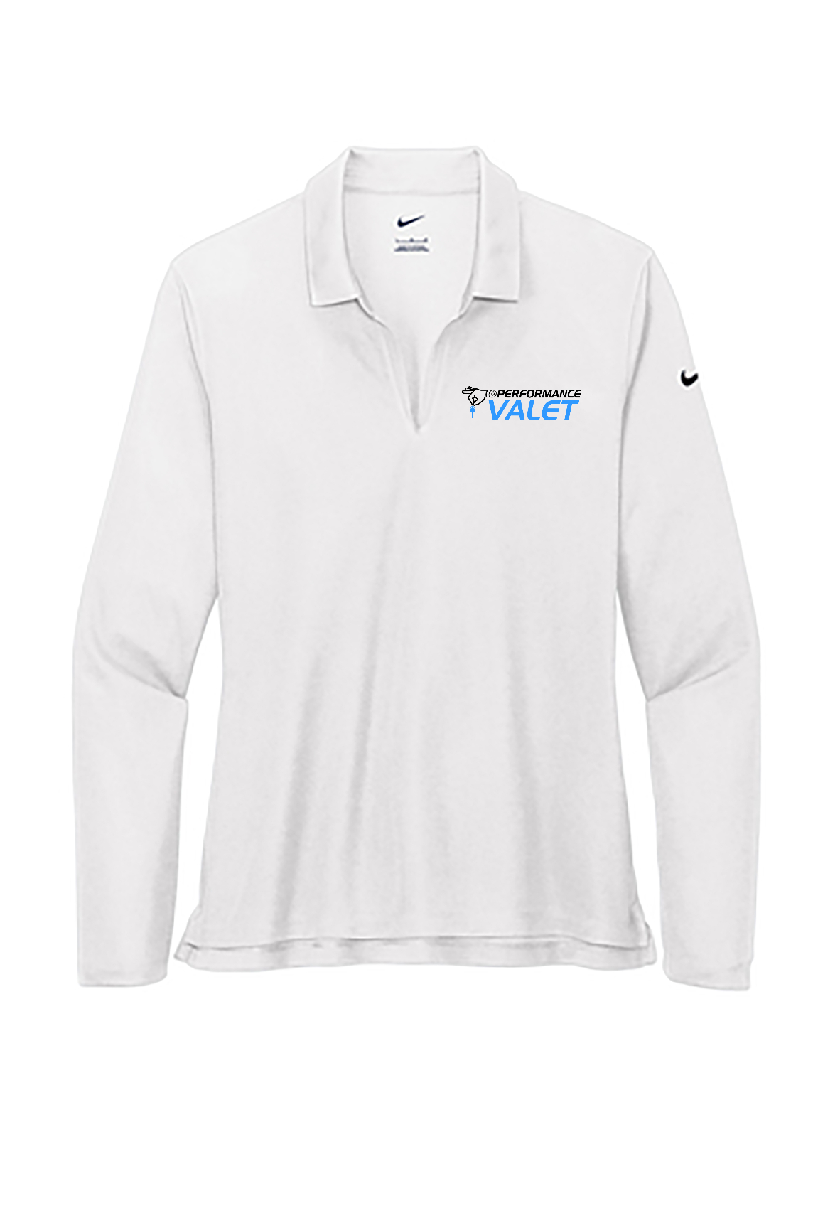 Performance Valet - NKDC2105 Nike Ladies Dri-FIT Micro Pique 2.0 Long Sleeve Polo