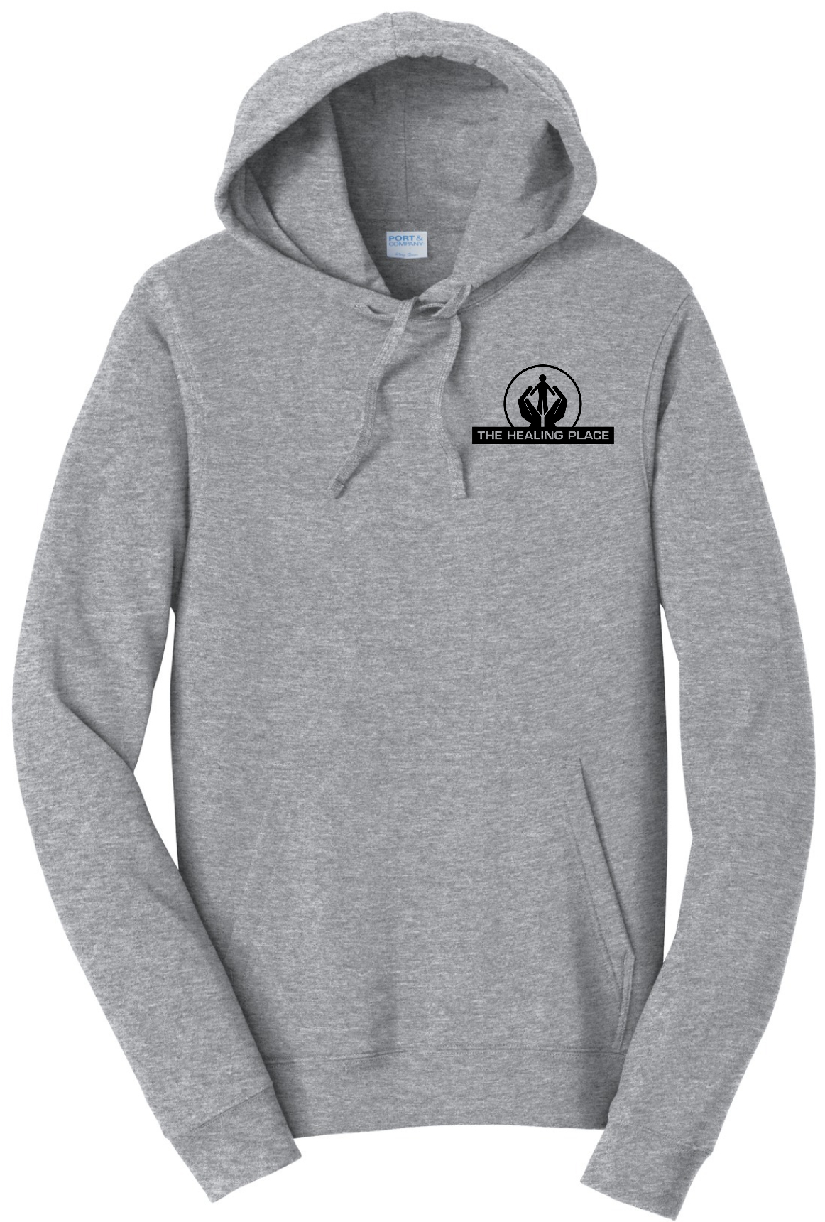 Port & Company® Fan Favorite™ Fleece Pullover Hooded Sweatshirt PC850H (Black Logo)