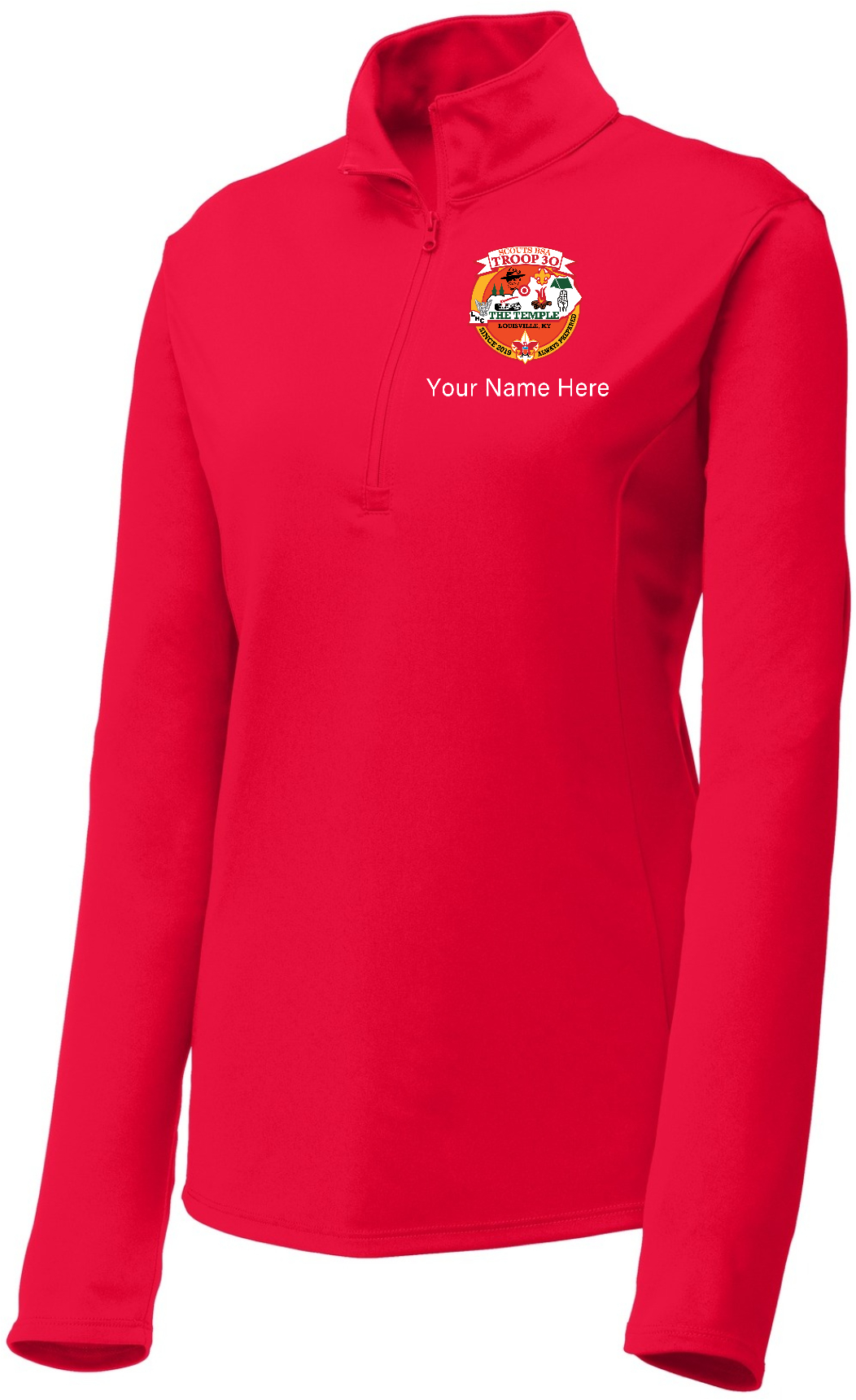 Sport-Tek ® Ladies PosiCharge ® Competitor ™ 1/4-Zip Pullover LST357 (Girls/Name)