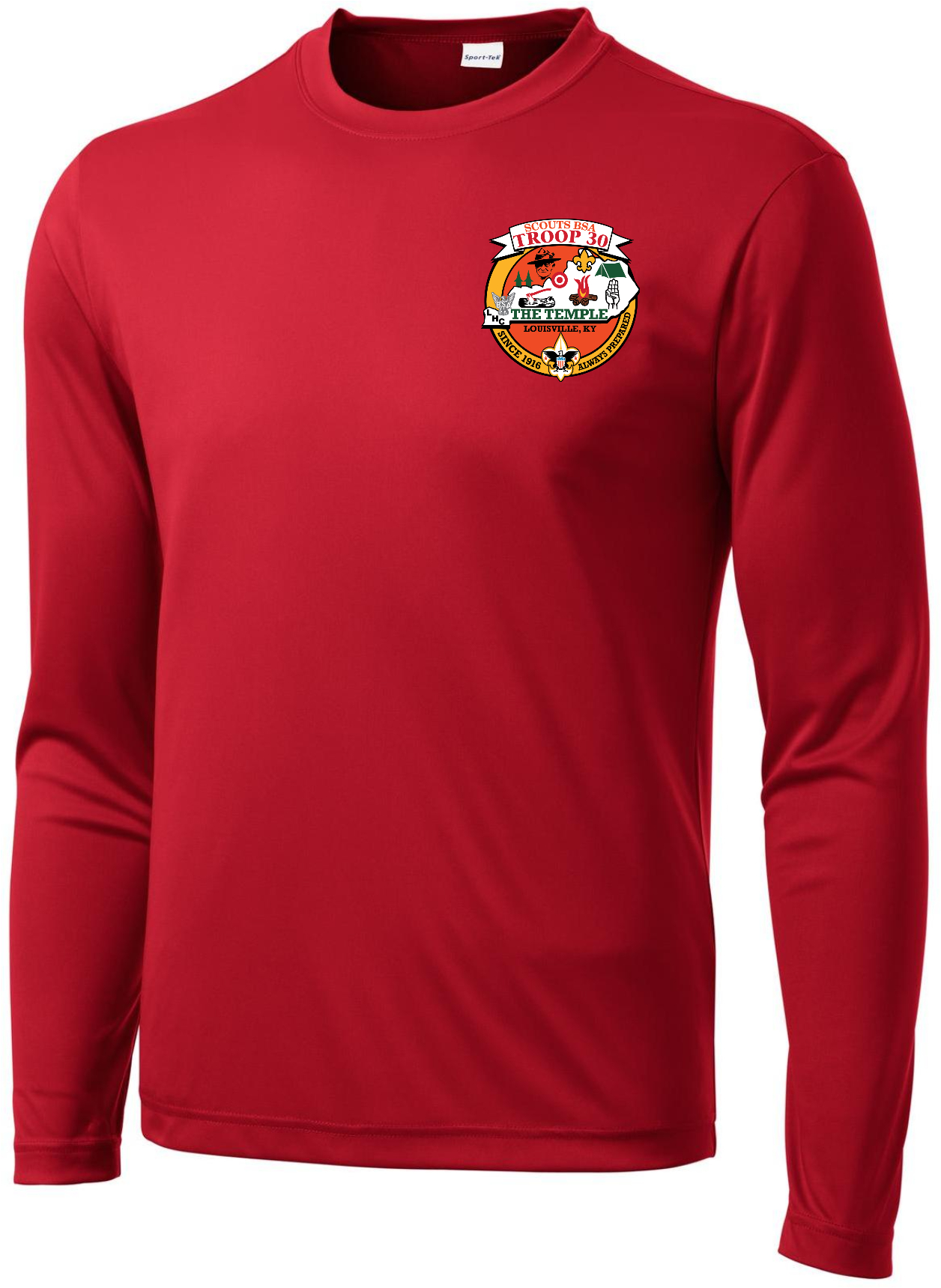 Sport-Tek® Long Sleeve PosiCharge® Competitor™ Tee - ST350LS (Boys)