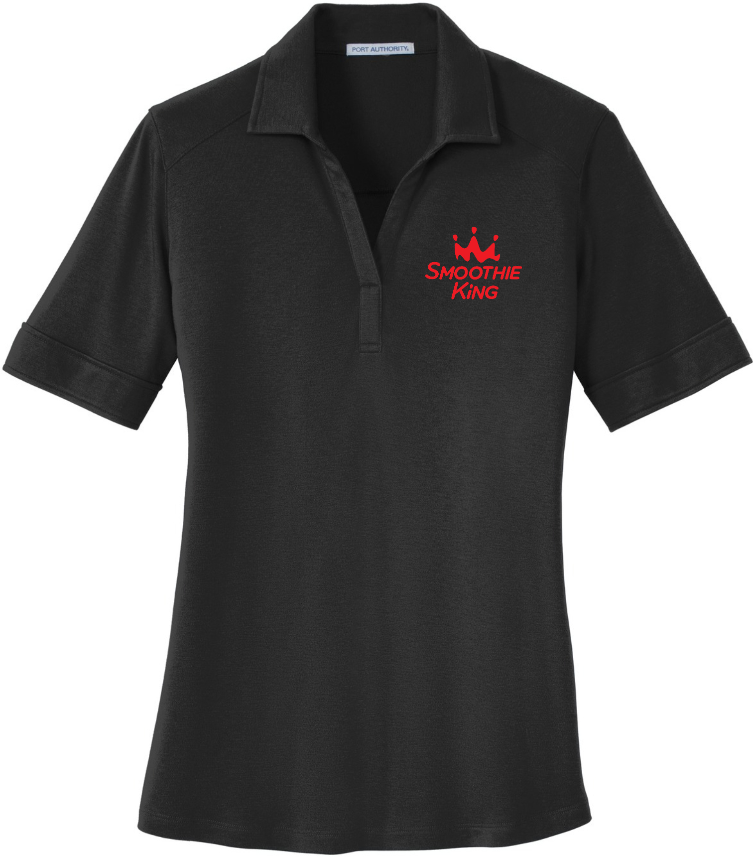 Port Authority® Ladies Silk Touch™ Interlock Performance Polo L5200 (Red)