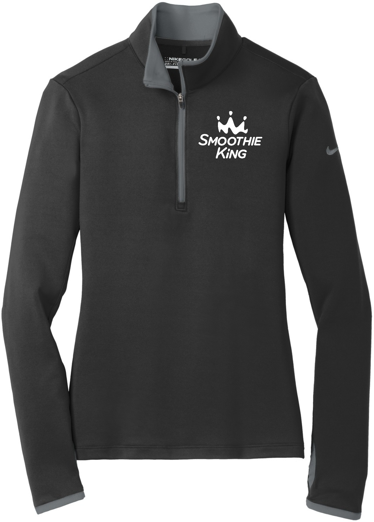 Nike Ladies Dri-FIT Stretch 1/2-Zip Cover-Up 779796 (White)