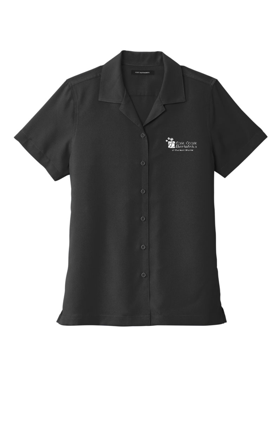 ECB - Ladies Stretch Pique Button-Front Shirt