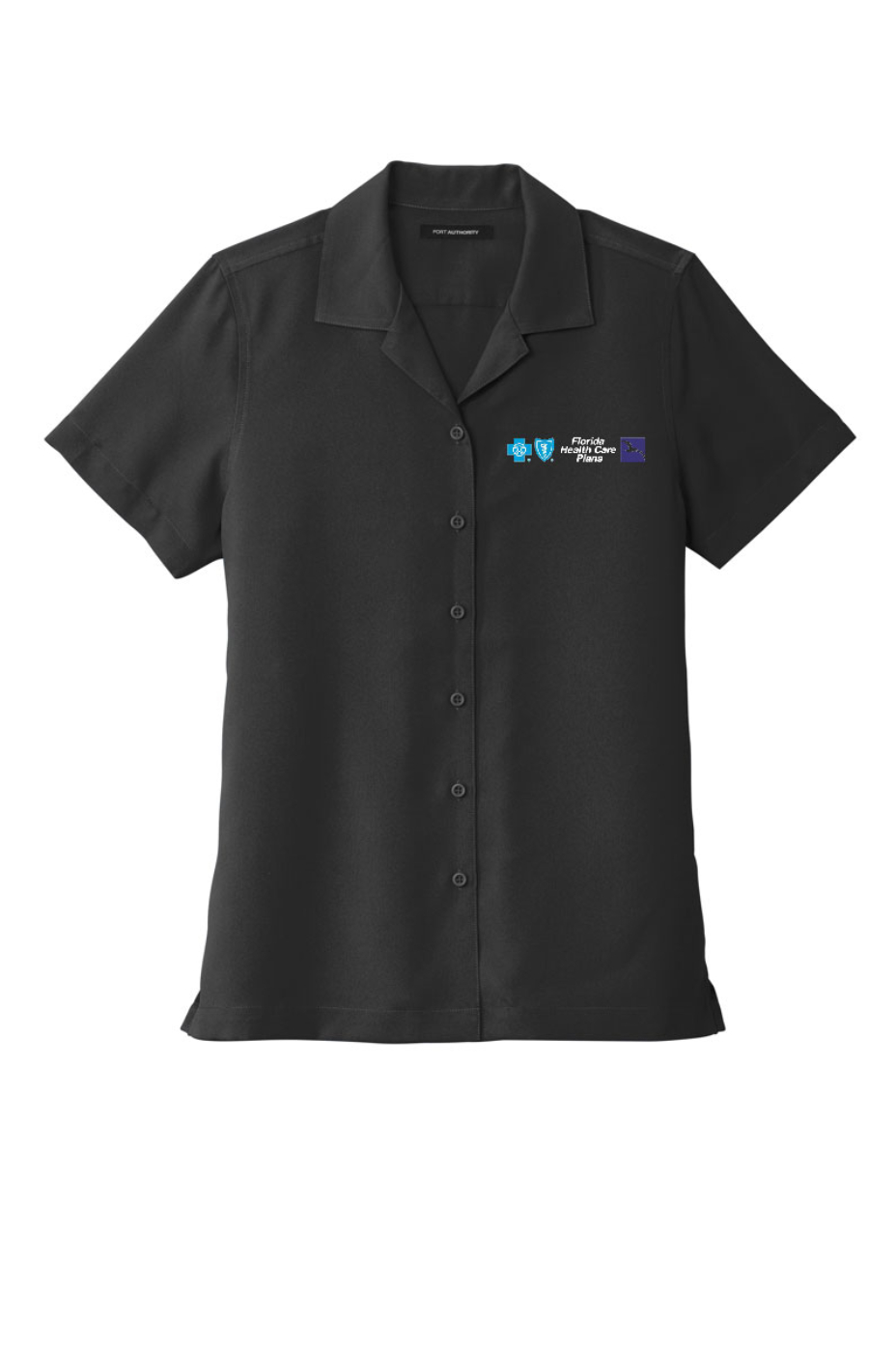 FHCP - Ladies Stretch Pique Button-Front Shirt
