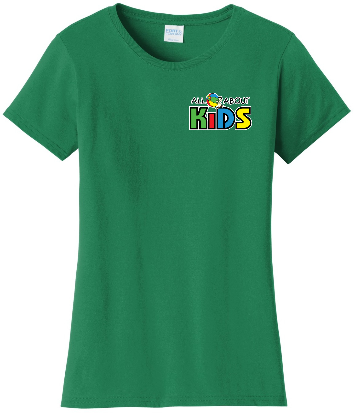 Port & Company® Ladies Fan Favorite™ Tee - LPC450 (White Logo)