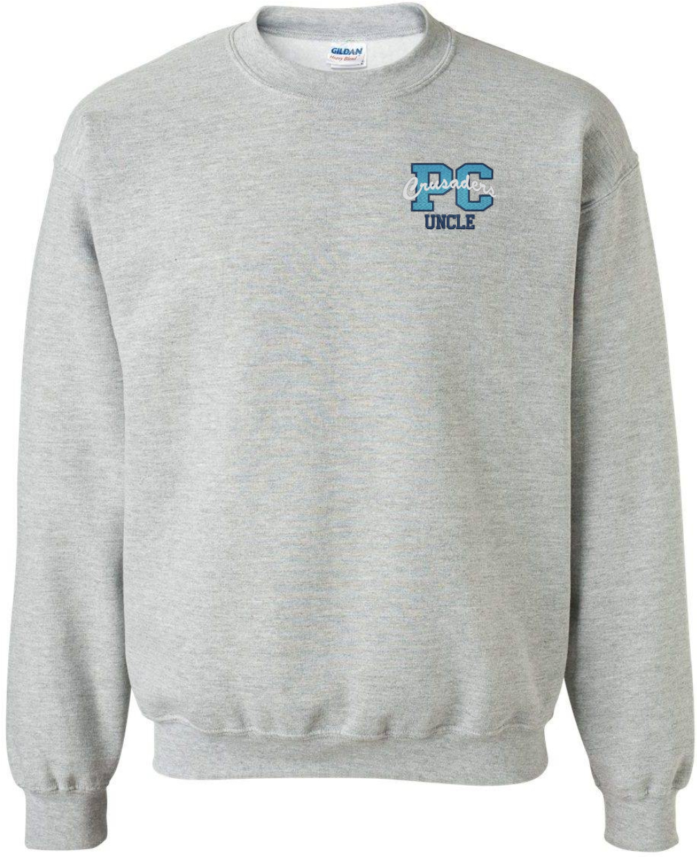 PCHS SPIRITWEAR UNCLE emb on Adult Unisex crewneck sweatshirt