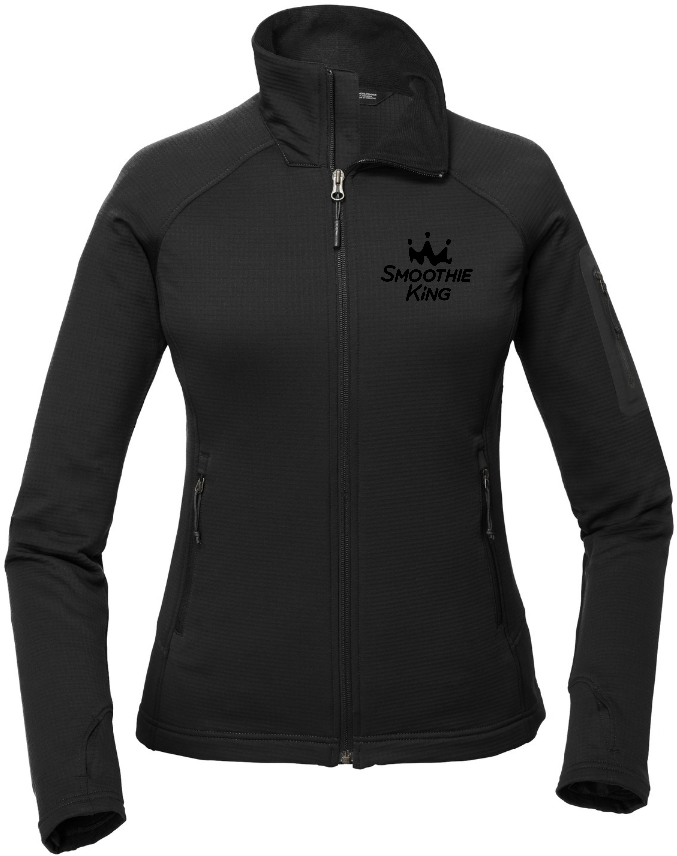 The North Face ® Ladies Mountain Peaks Full-Zip Fleece Jacket NF0A47FE (Black)