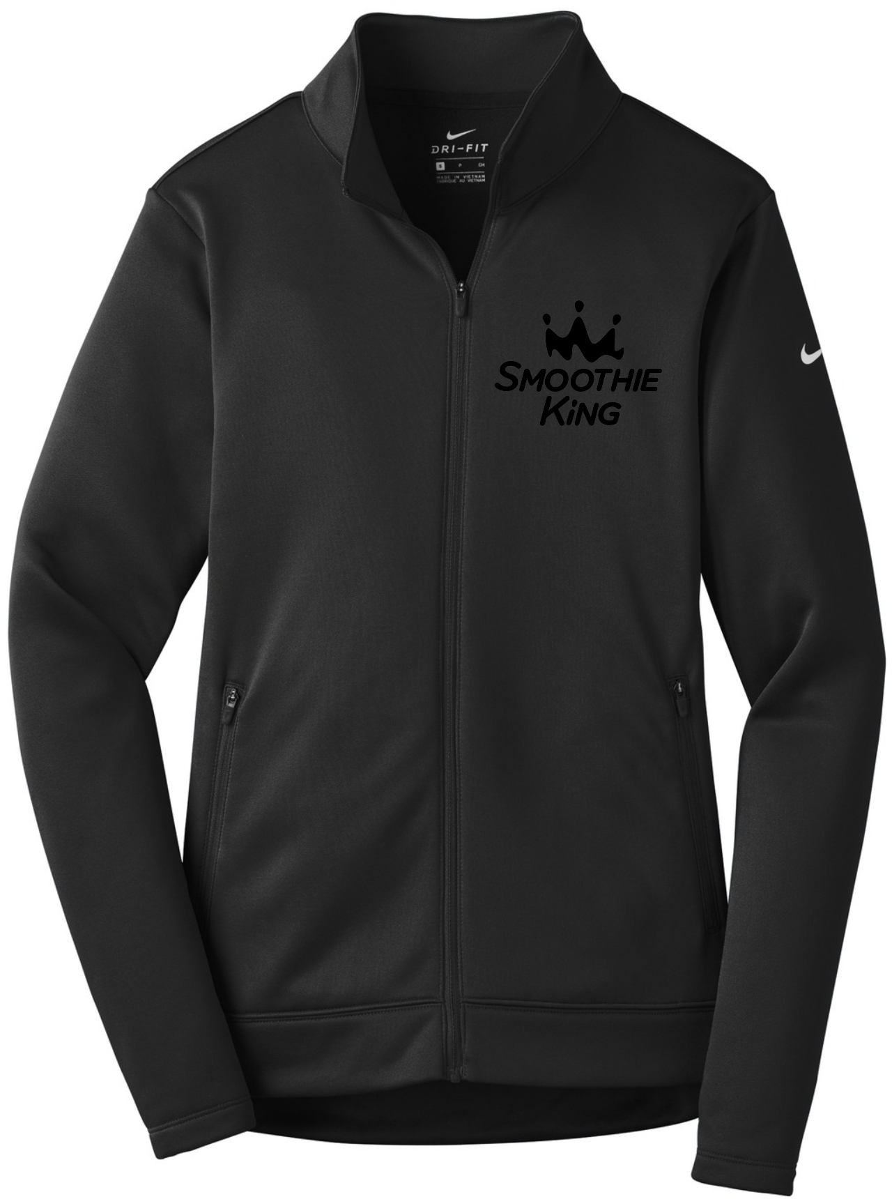 Nike Ladies Therma-FIT Full-Zip Fleece NKAH6260 (Black)