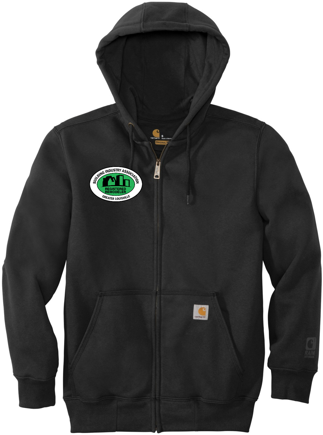 Registered Remodeler - Carhartt ® Rain Defender ® Paxton Heavyweight Hooded Zip-Front Sweatshirt - CT100614