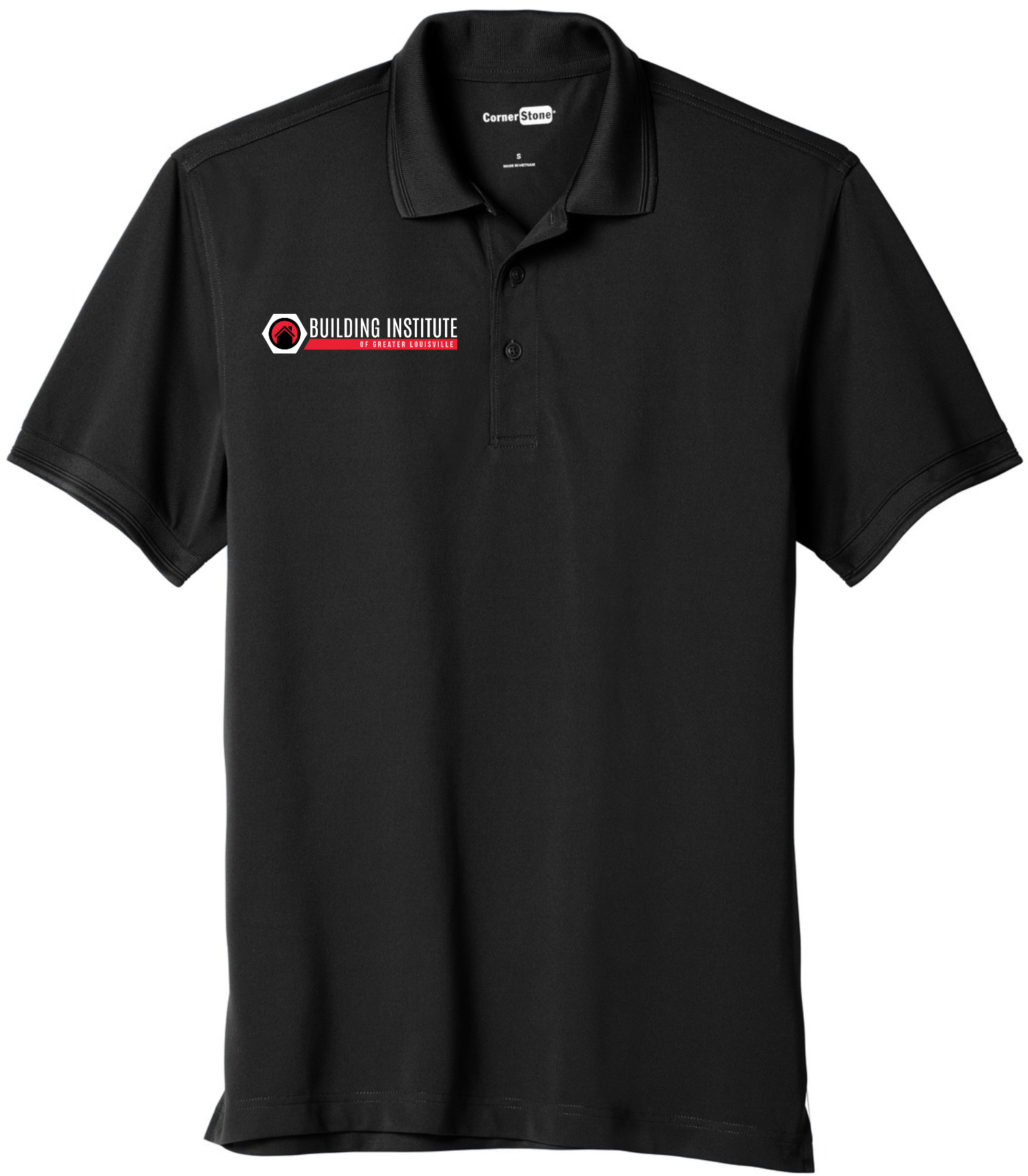 Building Institute - CornerStone ® Industrial Snag-Proof Pique Polo - CS4020 (White Logo)