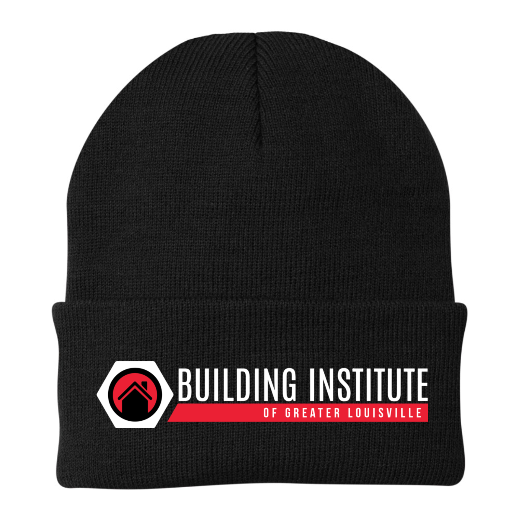 Building Institute - Port & Company® – Knit Cap - CP90 (White Logo)