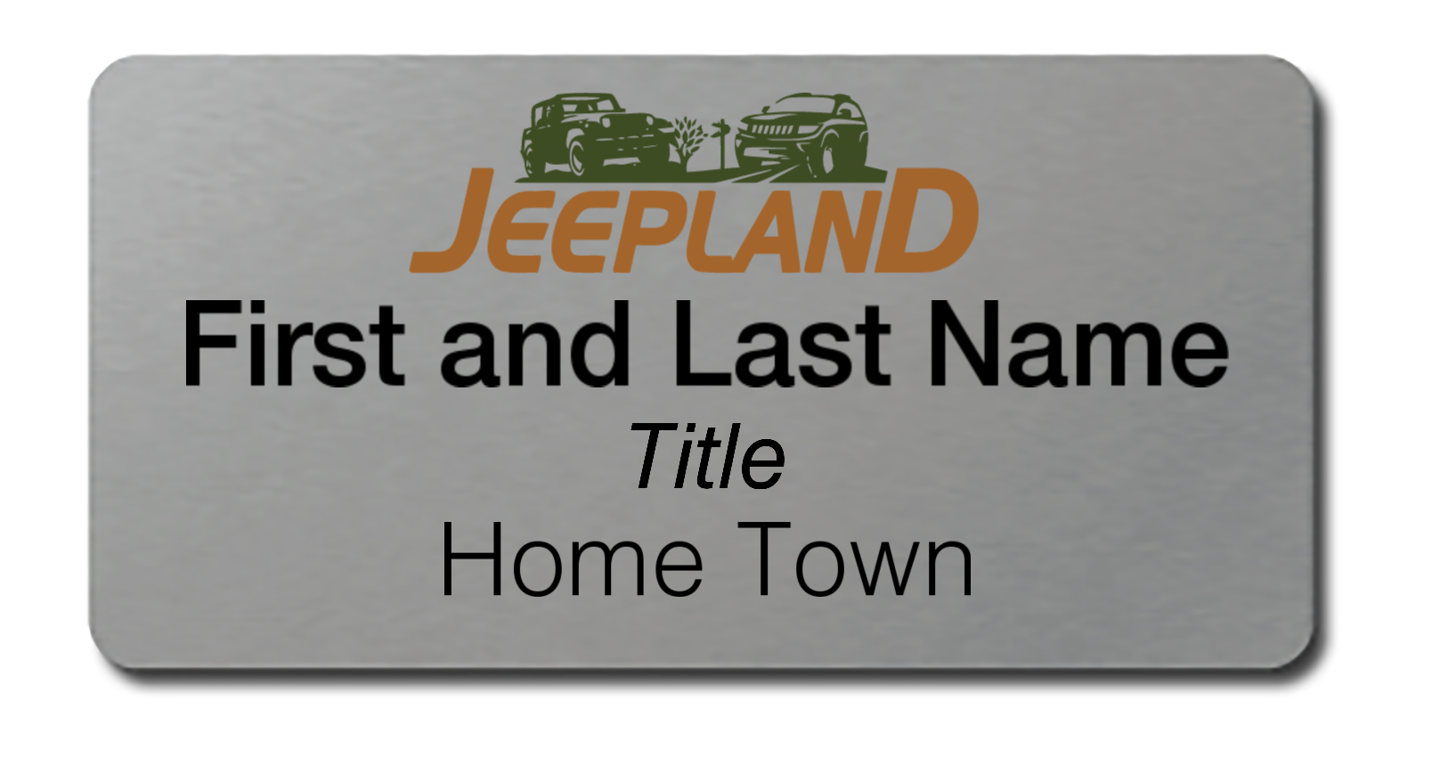 JeepLand - Name Tags