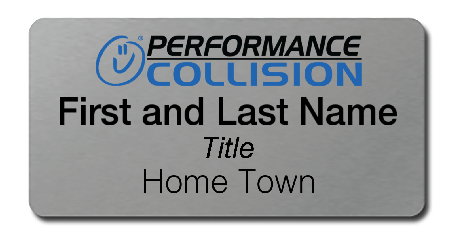 Performance Collision  - Name Tag