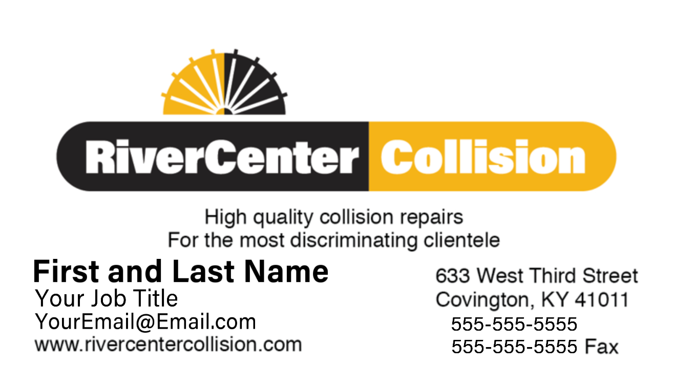 RiverCenter Collision - Business Cards
